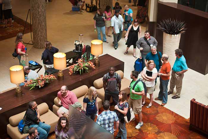 registration line
